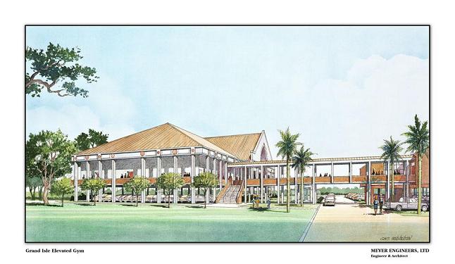 Grand Isle Gymnasium Rendering